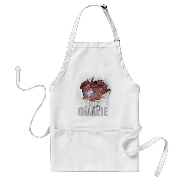 Torn Brick Wall Goalie (Soccer) Standard Apron (Front)