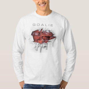 Torn Brick Wall Goalie (Soccer) T-Shirt