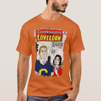 Torn Comic book cover Retro Heartbroken Vintage Li T-Shirt