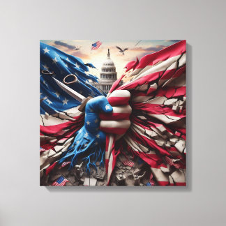 Torn Country Art Print
