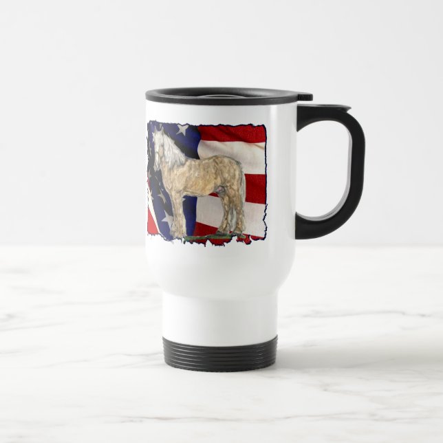 Torn Flag Cream Mug (Right)