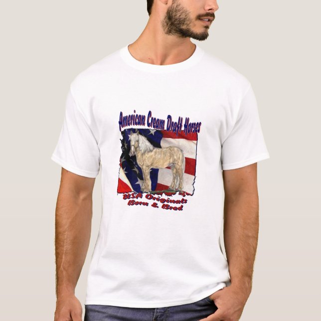 Torn Flag Cream T-Shirt (Front)