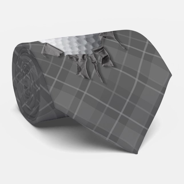 Torn Golf Ball Tie (Rolled)