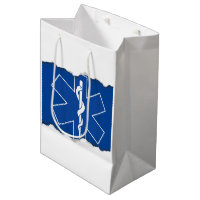 Torn Out Look EMS Paramedic Symbol