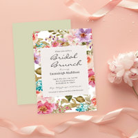 Torn Paper Spring Melody Floral Bridal Brunch