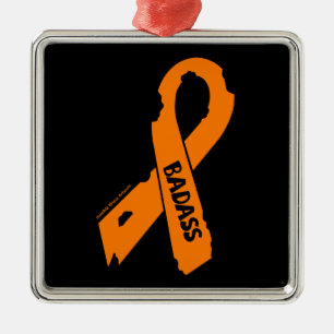 Torn Ribbon/Badass...RSD/CRPS Metal Tree Decoration