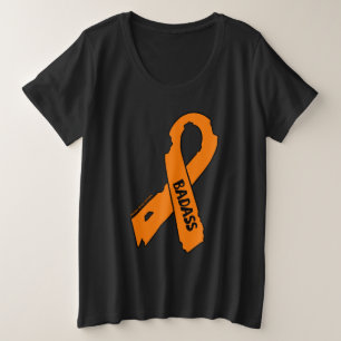 Torn Ribbon/Badass...RSD/CRPS Plus Size T-Shirt