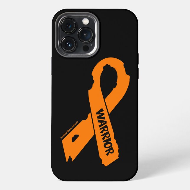 Torn Ribbon/Warrior...RSD/CRPS iPhone Case (Back)
