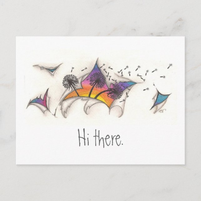 Torn Sunset Postcard (Front)