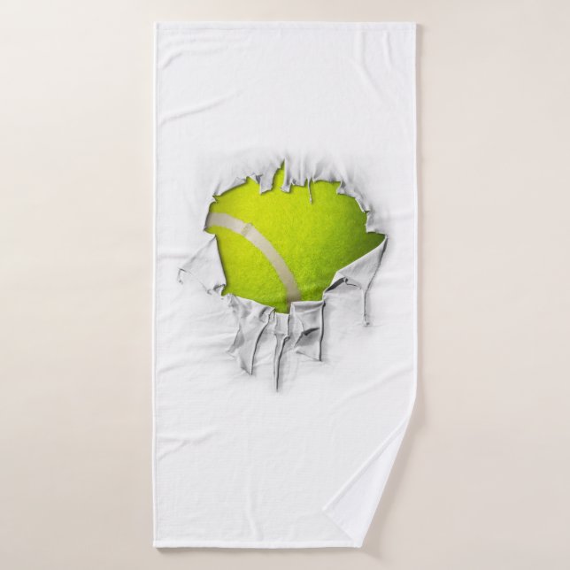 Torn Tennis Bath Towel Set (Bath Towel)