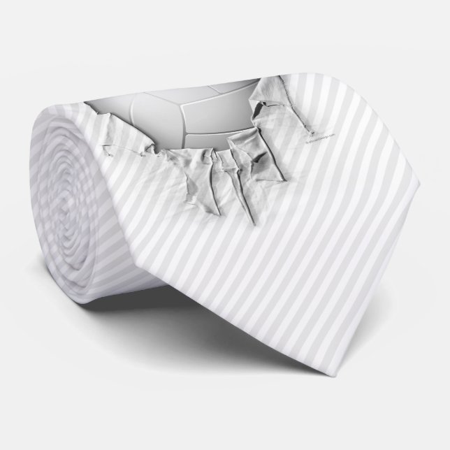 Torn Volleyball Tie (Rolled)