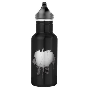 Torn Volleyball Water Bottle