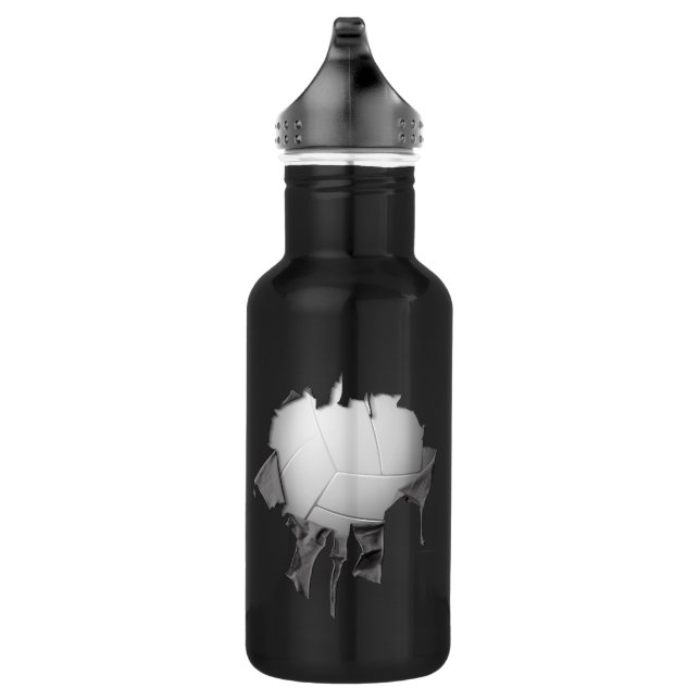 Torn Volleyball Water Bottle (Right)