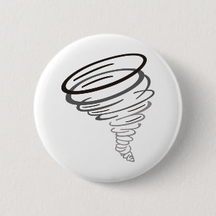 Tornado 6 Cm Round Badge