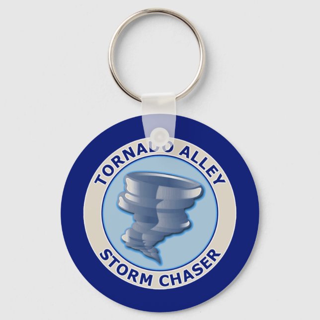 Tornado Alley Storm Chaser Key Ring (Front)