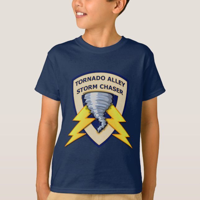 Tornado Alley Storm Chaser T-Shirt (Front)