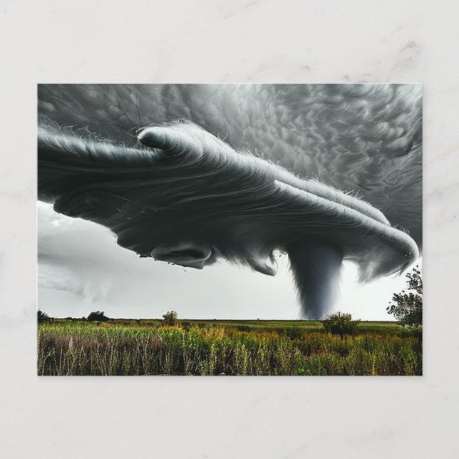 Tornado Art Postcard (Front)