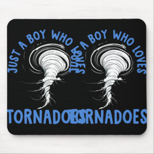 Tornado Birthday Boy Storm Chaser Boys Kids Weathe Mouse Pad