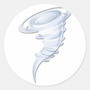 Tornado Classic Round Sticker