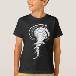 Tornado Costume Twister Storm Halloween Kids Boys  T-Shirt