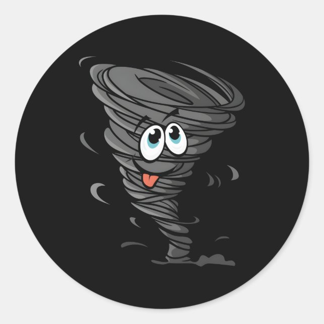 Tornado For Chaser Storm Classic Round Sticker (Front)