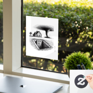 Tornado House Cellar with Cross