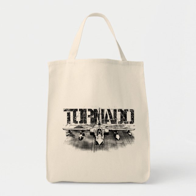 Tornado IDS Grocery Tote Bag (Front)