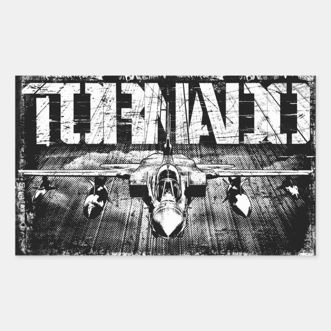 Tornado IDS Rectangle Stickers (Front)