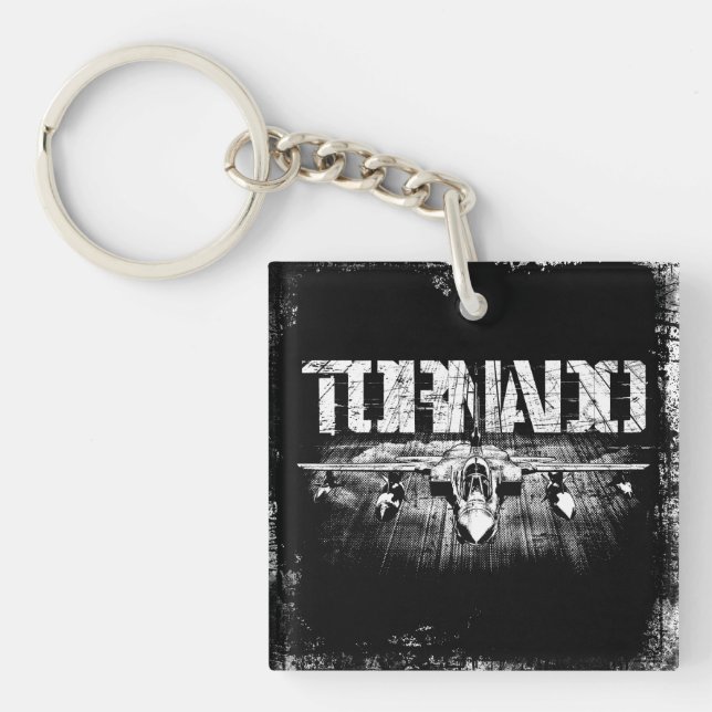 Tornado IDS Square (double-sided) Keychain (Front)