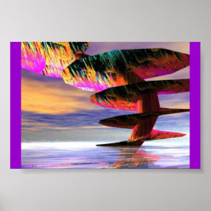 Tornado Ocean Poster