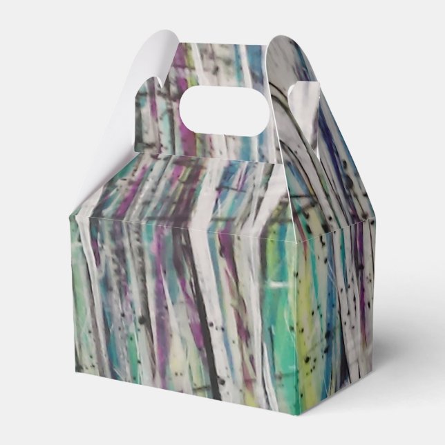 Tornado Patterned Favour Boxes (Front Side)