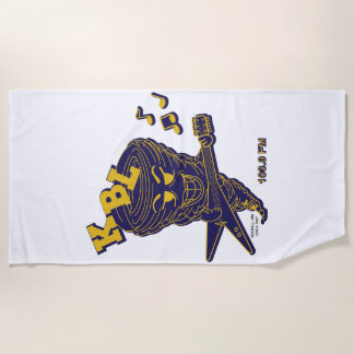 Tornado Playing Guitar Beach Towel