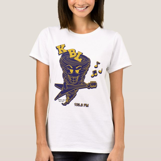 Tornado Playing Guitar T-Shirt (Front)