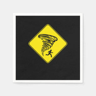 Tornado Storm Chaser Hurricane Weather Rain Gift Napkin
