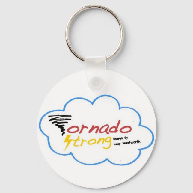 Tornado Strong Logo Keychain (Front)