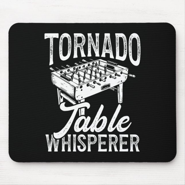 Tornado Table Whisperer Foosbyll  Mouse Pad (Front)