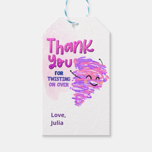 tornado thank you gift tags (Front)