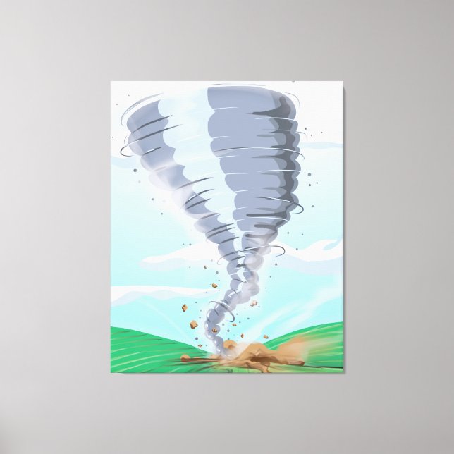 Tornado Twister Canvas Print (Front)
