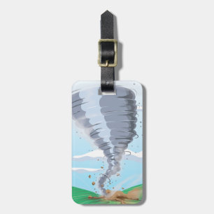 Tornado Twister Luggage Tag
