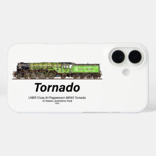 Tornado Vintage Steam Train English Locomotive iPhone 16 Case