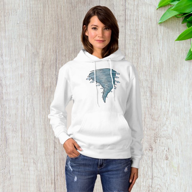 Tornado Womens Hoodie (Creator Uploaded)
