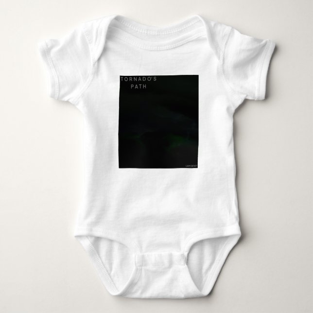 Tornado's Path  Baby Bodysuit (Front)