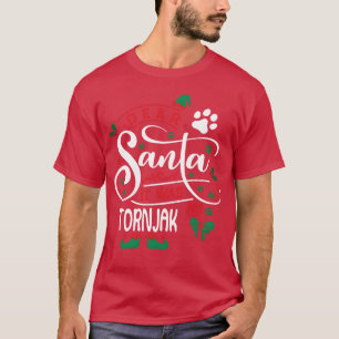 Tornjak Dog Christmas Dog breed family boy T-Shirt