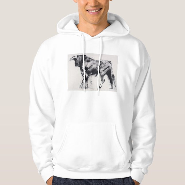 Toro Azul study Hoodie (Front)