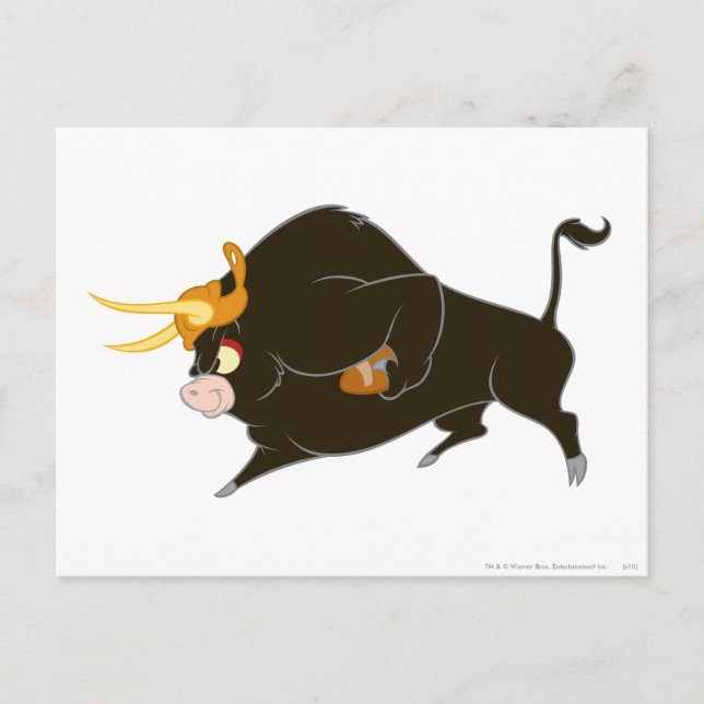 Toro the Bull Full Charge Postcard (Front)