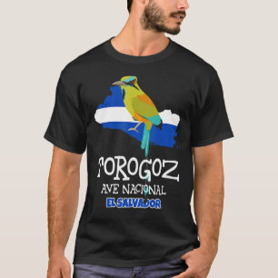 Torogoz Ave Nacional El Salvadorian National Bird T-Shirt