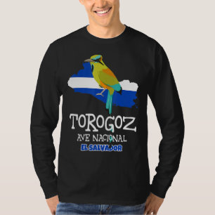 Torogoz Ave Nacional El Salvadorian National Bird T-Shirt