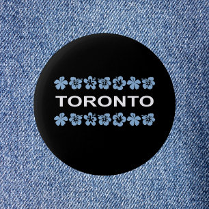 Toronto Aloha Bands Blue Dark Colour 6 Cm Round Badge