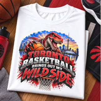 Toronto Basketball Brings Out My Wild Side Tri-Blend Shirt