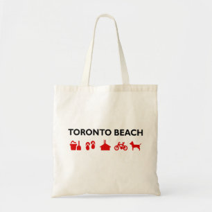 Toronto Beach Icons Light-Colour Tote Bag